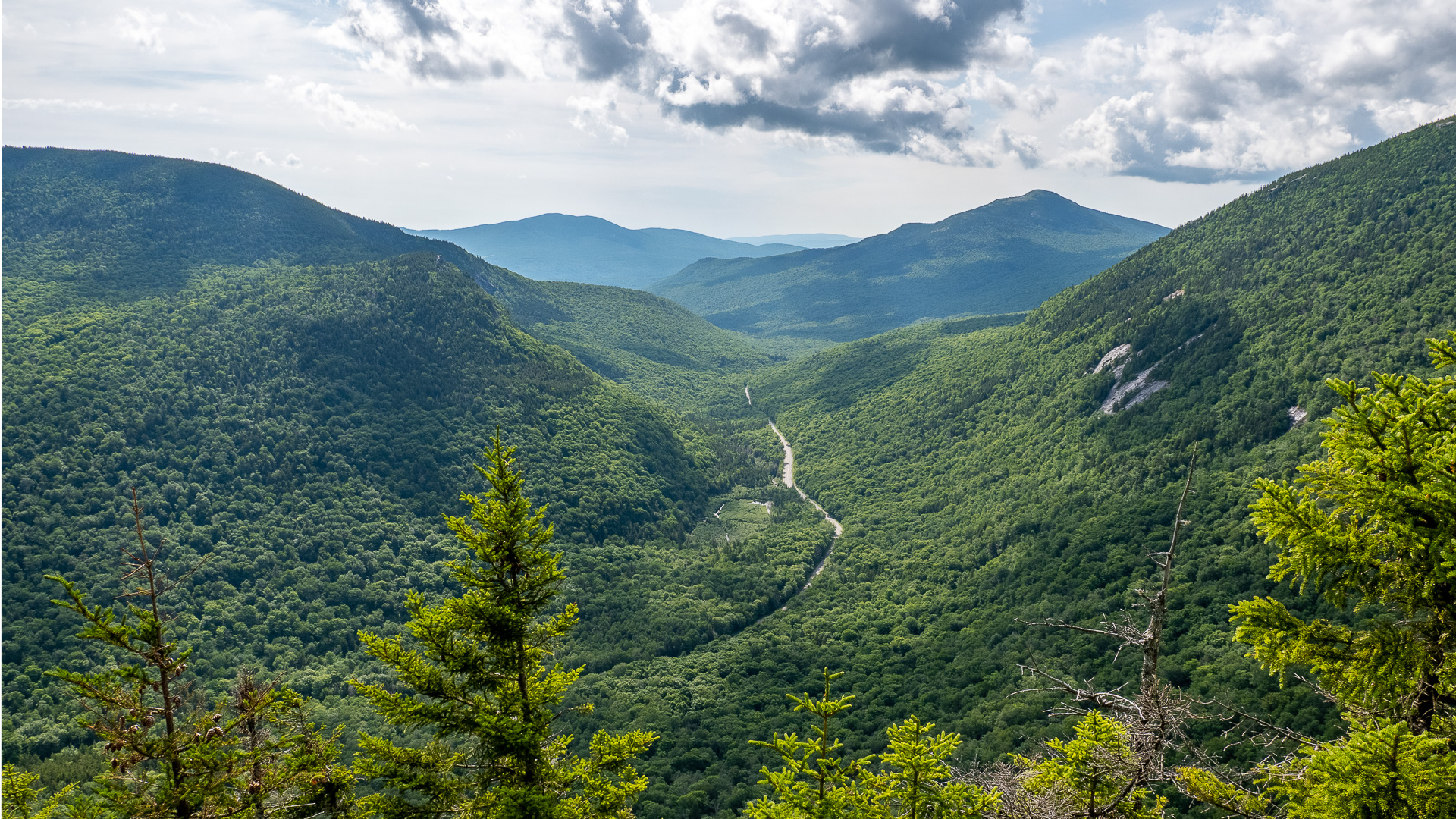 The Eyebrow Trail on Old Speck Mountain